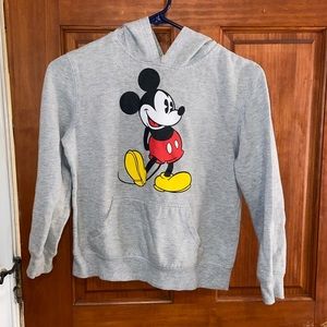 Mickey mouse grey hoodie